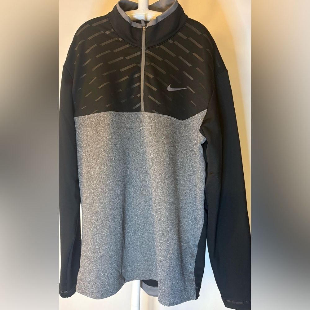 Nike Golf Black Dri-FIT 3/4 Zip Jacket